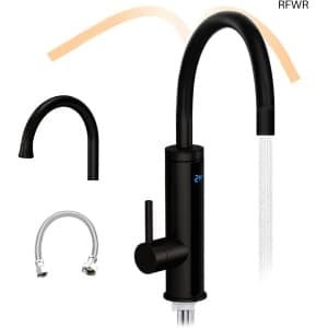 RFWR® Elektrische Kraan met Directe Verwarming voor Keuken, Badkamer en Tuin - Warmwaterkraan met Snelle Installatie