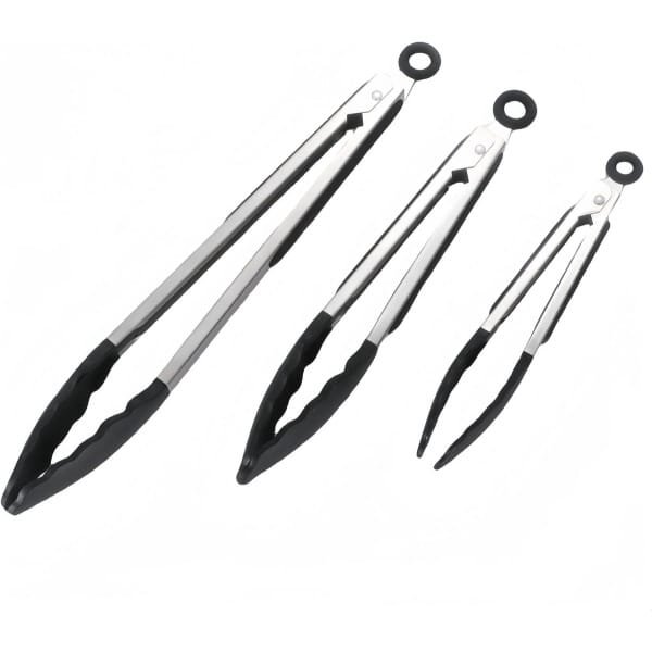 Roestvrij Stalen Grilltangen Set - 3-delige Hittebestendige Keuken Accessoires