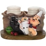 Salt en Pepper Shaker Chef Statue - Houten Resin Ornaments - Keuken Accessoires - Home Restaurant Decor - Cadeaus