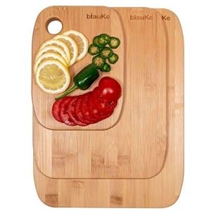 Set van 3 Bamboe Snijplanken - Duurzame Houten Keuken Accessoires in Klein, Middel en Groot