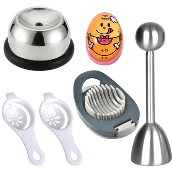 Set van 6 eiersnijders en accessoires voor de keuken
