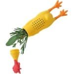 Silicone Kruidencontainer - Kruidenscheider - Keuken Gereedschap - Soep Accessoires - Geel