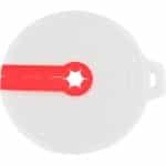 Spatdeksel - Staafmixer Splatter Guard - Spatdeksel Voor Mixer - Siliconen - Garde & Klopper - Universele - Vaatwasserbestendig - Deksel voor Beslagkom - Keuken Gadgets, Accessoires - 34×31cm - Wit