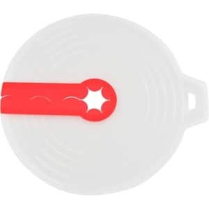 Spatdeksel - Staafmixer Splatter Guard - Spatdeksel Voor Mixer - Siliconen - Garde & Klopper - Universele - Vaatwasserbestendig - Deksel voor Beslagkom - Keuken Gadgets, Accessoires - 34×31cm - Wit