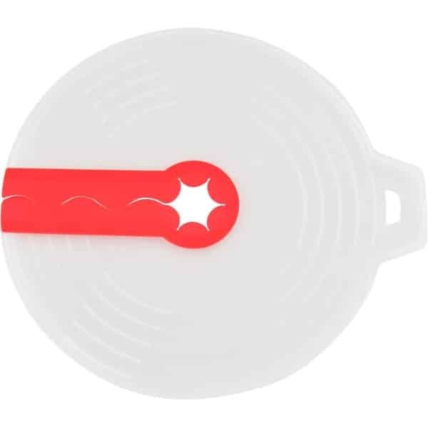 Spatdeksel - Staafmixer Splatter Guard - Spatdeksel Voor Mixer - Siliconen - Garde & Klopper - Universele - Vaatwasserbestendig - Deksel voor Beslagkom - Keuken Gadgets, Accessoires - 34×31cm - Wit