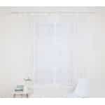 Stijlvol eenvoudige coderingshanger kralen deur gordijn, gordijnen, keuken woonkamer slaapkamer huis kwasten scheidingsgordijn, 2m*1m, enkele deur gordijn (zonder accessoires), wit