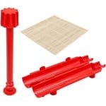 Striped Tube Sushi Mold Set - Sushi Mould with Bamboo Mat - DIY Keuken Accessoires - Geschikt voor Beginners - Eenvoudige Bediening