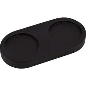 TTGoods - Zout en Peper Lade voor 2 Molens van Acacia Hout - Keuken Accessoires Home Decor in Zwart