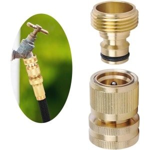 Tuinslang met Snelle Koppeling en Messing Accessoires voor Tuin en Keuken