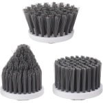 Vervangingskop voor Elektrische Draaiboen - Eenvoudige Installatie - Elektrische Schoonmaakborstelkop voor Keuken (Kleine schijf - Grote schijf - Puntige)