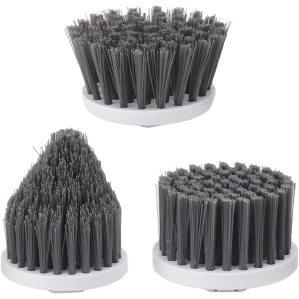Vervangingskop voor Elektrische Draaiboen - Eenvoudige Installatie - Elektrische Schoonmaakborstelkop voor Keuken (Kleine schijf - Grote schijf - Puntige)