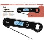Vleesthermometer BBQ Thermometer - Oventhermometer Keukenthermometer Kookthermometer - Kerntemperatuurmeter Voedselthermometer Kernthermometer - Suikerthermometer Kook Thermometer Vlees Oven Keuken - Temperatuurmeter Digitaal - Barbecue Accessoires