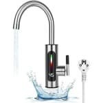 WNHB® Elektrische Warmwaterkraan met LED Display - Instelbare Uitloop - Instant Doorstroomverwarmer voor Keuken en Badkamer
