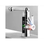 WNHB® Elektrische-kraan-keuken-warmwaterkraan-met-led-temperatuurweergave-3000W-snel-warm-water-zilver