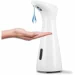 Zeepdispenser Automatisch met sensor infrarood, No Touch 200ml elektrische zeepdispenser, IPX6 waterdichte automatische vloeibare zeepdispenser voor keuken, badkamer, school, hotel