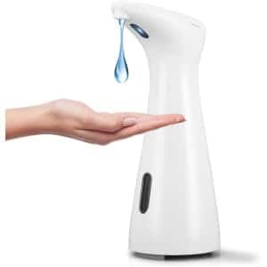 Zeepdispenser Automatisch met sensor infrarood, No Touch 200ml elektrische zeepdispenser, IPX6 waterdichte automatische vloeibare zeepdispenser voor keuken, badkamer, school, hotel