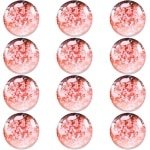 12 stuks ronde kalender magnetische sticker witte koelkastmagneten - roze - kantoor keuken kluis - decoraties - magneten - gunst - leuke - accessoires .