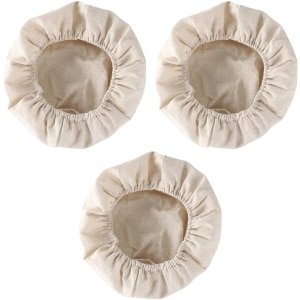 3 Ronden Linnen Broodmand Inzetstukken voor Brood en Desem Bakken Geschikt als Brood Accessoires en Keuken Organisatie voor Desembrood en Bakken Thuis