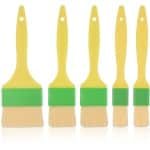 5 Stuks Rijgborstel, Multifunctioneel Voedselborstel voor Olie Boter Saus Eiervloeistof Deegborstel om te Bakken Olieborstel BBQ Borstels Keuken Barbecue Accessoires