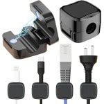 6 Pcs Magnetische Kabelhouders - Kabelorganizer - Oplaadkabelhouder - Sterke Lijm Draad Charger Houder voor Bedside - Keuken Accessoires