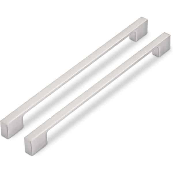 6 Pieces Brushed Satin Nickel Kitchen Cabinet Handles - Cabinet Racks 192mm Hole Spacing - Drawer Lever Keuken Kast Hardware Accessoires