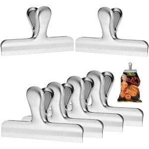 6-delige Set Multifunctionele Snackclips voor Chipszakjes en Kruidenzakjes - Handige Clip voor Strandlaken - Keuken Accessoires