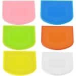 6pcs Horn Soft Pastry Plastic Dough Scraper - Dough Scrapers Baker's Dough Cutter - Keuken - Bakgereedschap - Cake Decoratie Accessoires