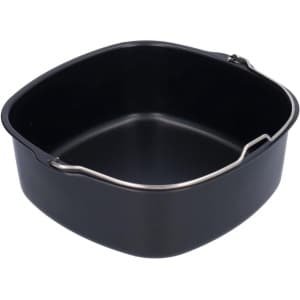 Accessoires voor Friteuse, Vierkant Cake Vat Hittebestendig voor Bakken en Frituren in Restaurant en Keuken (22cm), Duurzaam en Veelzijdig.