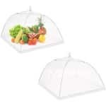 All4You - Opvouwbare Vliegenkap voor Keuken - Set van 2 - Bescherming tegen Insecten - BBQ Accessoire