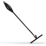 Allecta - Deksellifter met greephaak voor Dutch Oven en vuurpan 26 cm - Gietijzeren T-stangen voor camping, grill en keuken - Accessoire voor het optillen van deksels.