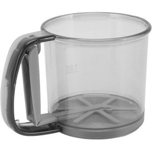 Allecta - Fijne Mesh Meel Sifter voor Bakken en Poedervormige Suiker - Cup Zeef Shaker met Bakpoeder - Keuken Gereedschap Accessoire