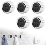 Allecta - Handdoekhouder zonder boren, 5 stuks, camping accessoires, must-have gadgets, keuken en caravan accessoires, praktisch en handig.