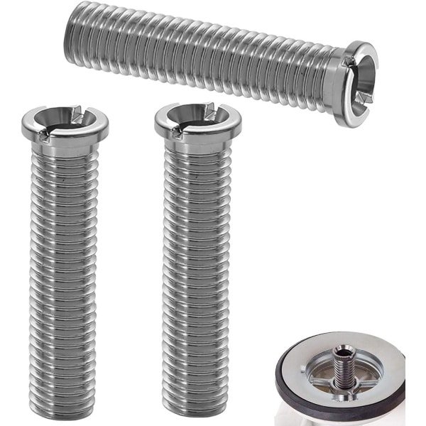 Allecta - Holle gootsteenschroeven 45mm roestvrijstaal M12 keuken accessoires ø12 mm.