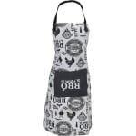 Allecta - Kookschort en barbecueschort met groot voorvak van katoen - BBQ accessoire - Keuken schort