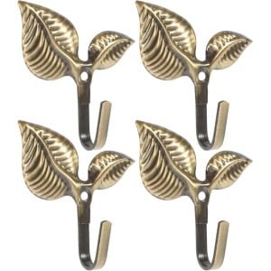 Allecta - Rustieke Muurhaken Decoratief voor Kleding en Accessoires - Vintage Stijl - Thuis en Keuken - Bronskleurig