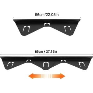 Allecta - Set van 2 Kachel Kloof Covers - Roestvrijstalen Aanrecht Gap Filler - Keuken Accessoire.