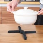 Allecta - Set van 4 Hittebestendige Siliconen Onderzetters en Pannenlappen - Keuken Accessoires voor Pannen, Potten en Schalen