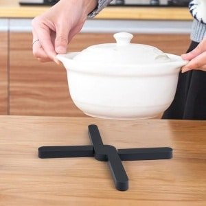 Allecta - Set van 4 Hittebestendige Siliconen Onderzetters en Pannenlappen - Keuken Accessoires voor Pannen, Potten en Schalen