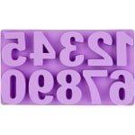 Allecta - Siliconen vorm bakvorm voor fondant bakken en doe-het-zelf - Herbruikbare chocolade vorm - Cijfers - Keuken accessoire