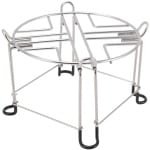 Allecta - Standaard voor waterfilter, roestvrij staal, hoge standaard met haken, geschikt voor de meeste middelgrote waterfilters - Keuken accessoire, Waterfilterhouder, Duurzame standaard