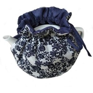 Allecta - Theepot hoes van katoen voor warme thee - Decoratief en isolerend - Keuken accessoire voor thuis - Vintage uitstraling - Cadeau voor moeder, vrouw, vrienden