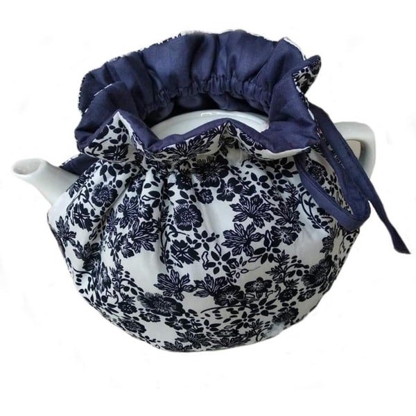 Allecta - Theepot hoes van katoen voor warme thee - Decoratief en isolerend - Keuken accessoire voor thuis - Vintage uitstraling - Cadeau voor moeder, vrouw, vrienden