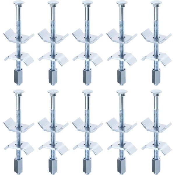 Allecto Plus - 10-delig - M6 Werkblad Verbindingsstukken - Voor Werkbladen en Keuken - Meubel Accessoires