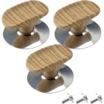 Allecto Plus - Universele Potdekselknoppen van Bakelietmateriaal - 3 Stuks - Geschikt voor Pannendeksels - Keuken Accessoires