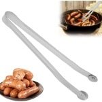Allecto plus - BBQ Worst Draaien Tang van Roestvrij Staal voor de Keuken - Kooktang met Handvat - BBQ Accessoire met Antislip Grip