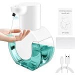 Automatische Handzeepdispenser 420 ml - contactloze elektrische zeepdispenser - wandmontage - oplaadbaar - infraroodsensor - badkamer toilet keuken kantoor