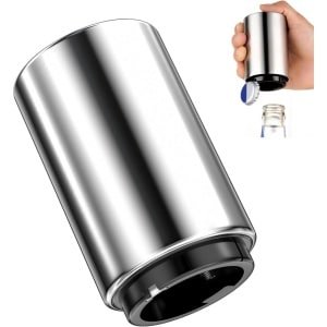 Automatische Magnetische Flesopener - RVS Drukknop voor Bier & Frisdrank - Keuken & Bar Accessoire