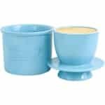 Botervloot - Blauw - botervloot met deksel -botervloot keramiek - Watergekoelde Botervloot Met Waterlijn - Keramische Boterbel Voor Smeerbare Boter - Cadeau Voor De Keuken - Keuken Accessoires - Keuken Tools - Franse Botervloot