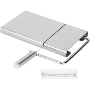 Cheese Cutting Board Met Guillotine - Huishoudelijke RVS Kaas Ham Boter Cutter Met Snijdraad Keuken Accessoire