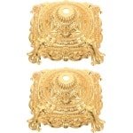 Cosensi - Fruitstandaard Houder voor Fruitborden en Snacks - Goudkleurig - Set van 2 - Keuken Accessoires